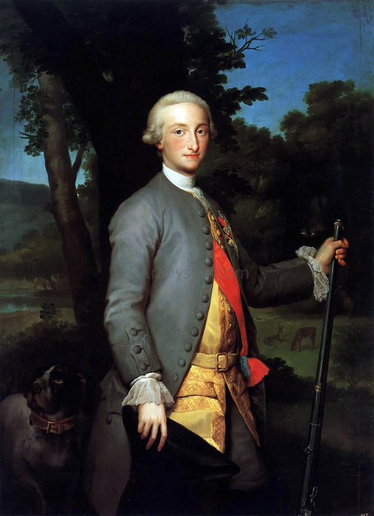  Anton Raphael Mengs Charles IV as Prince - Hand Painted Oil Painting