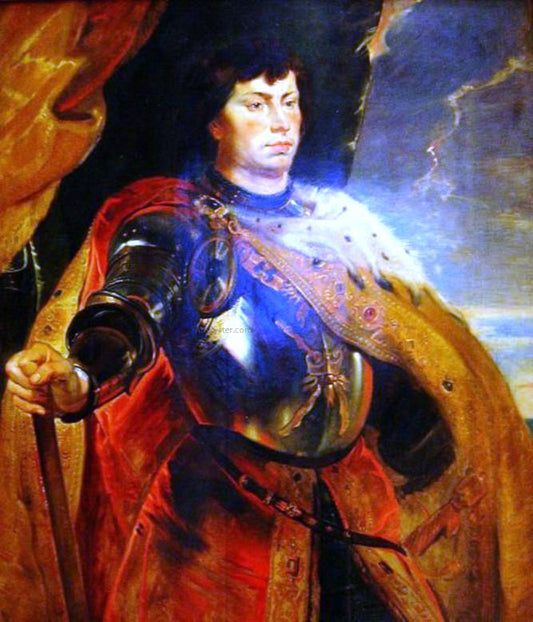  Peter Paul Rubens Charles the Bold, Duke of Burgundy - Hand Painted Oil Painting