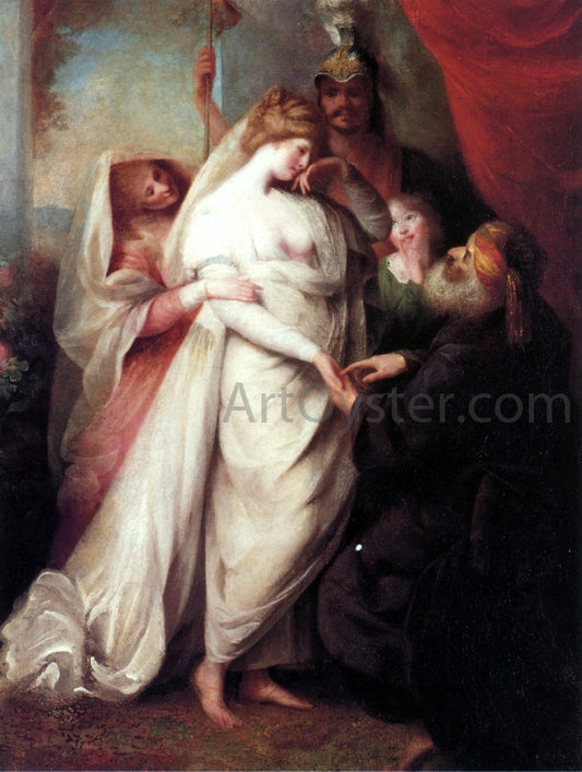  Rev. Matthew William Peters Charmain and the Soothsayer - Hand Painted Oil Painting