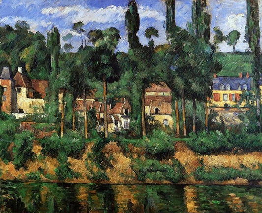  Paul Cezanne Chateau du Medan - Hand Painted Oil Painting