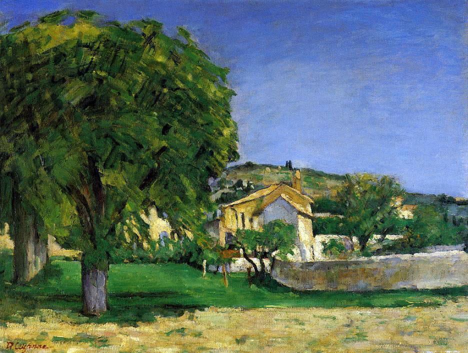  Paul Cezanne Chestnut Trees and Farmstead of Jas de Bouffin - Hand Painted Oil Painting
