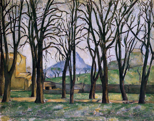  Paul Cezanne Chestnut Trees at the Jas de Bouffan - Hand Painted Oil Painting