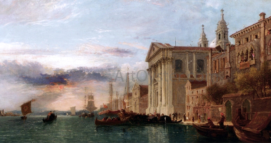  James Holland Chiesa di Gesuati, Venezia - Hand Painted Oil Painting