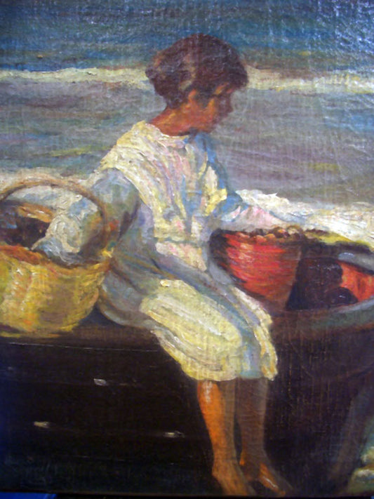  Mongrell Torrent Children - Hand Painted Oil Painting