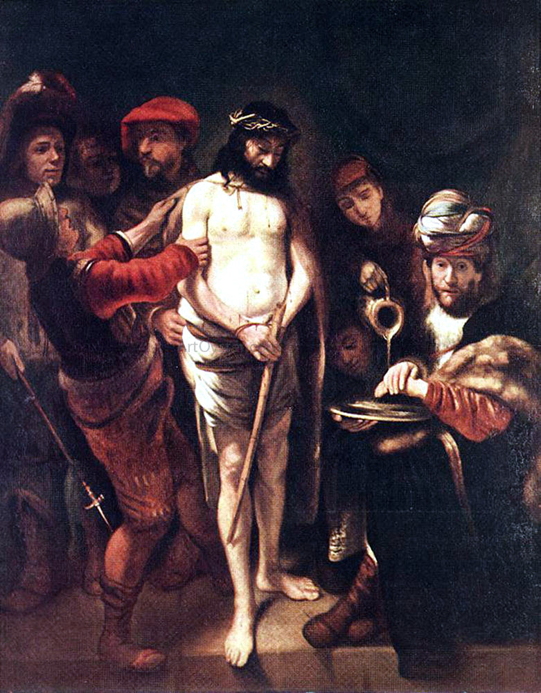  Nicolaes Maes Christ before Pilate - Hand Painted Oil Painting