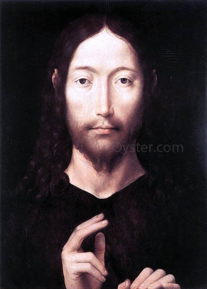  Hans Memling Christ Giving His Blessing - Hand Painted Oil Painting