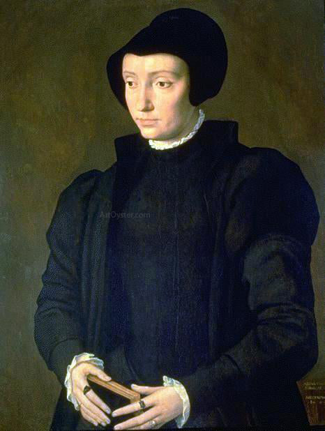  Michiel Van Coxcie Christina of Denmark - Hand Painted Oil Painting