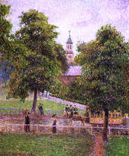  Camille Pissarro Church at Kew - Hand Painted Oil Painting