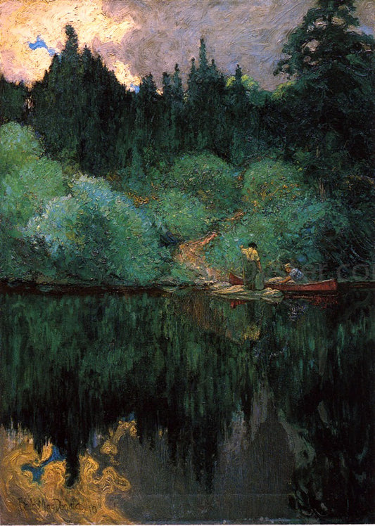  James Harvey MacDonald Clearing after Rain, Maganatawan River. Ontario - Hand Painted Oil Painting