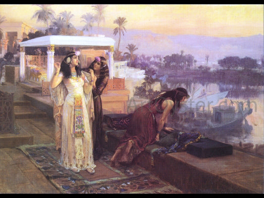  Frederick Arthur Bridgman Cleopatra on the Terraces of Philae - Hand Painted Oil Painting