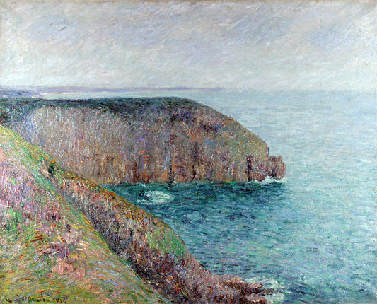  Gustave Loiseau Cliffs at Cape Frehel - Hand Painted Oil Painting