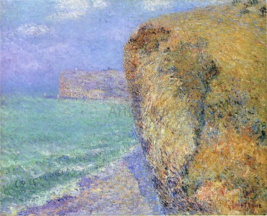 Gustave Loiseau Cliffs at Grainval - Hand Painted Oil Painting