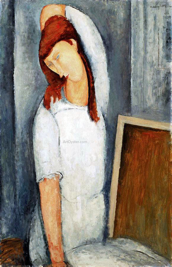  Amedeo Modigliani A Coffee - Hand Painted Oil Painting