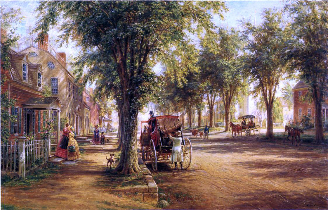  Edward Lamson Henry Coming Home - Hand Painted Oil Painting
