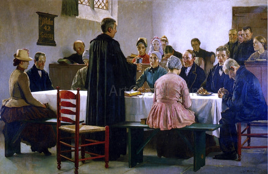  Gari Melchers Communion - Hand Painted Oil Painting