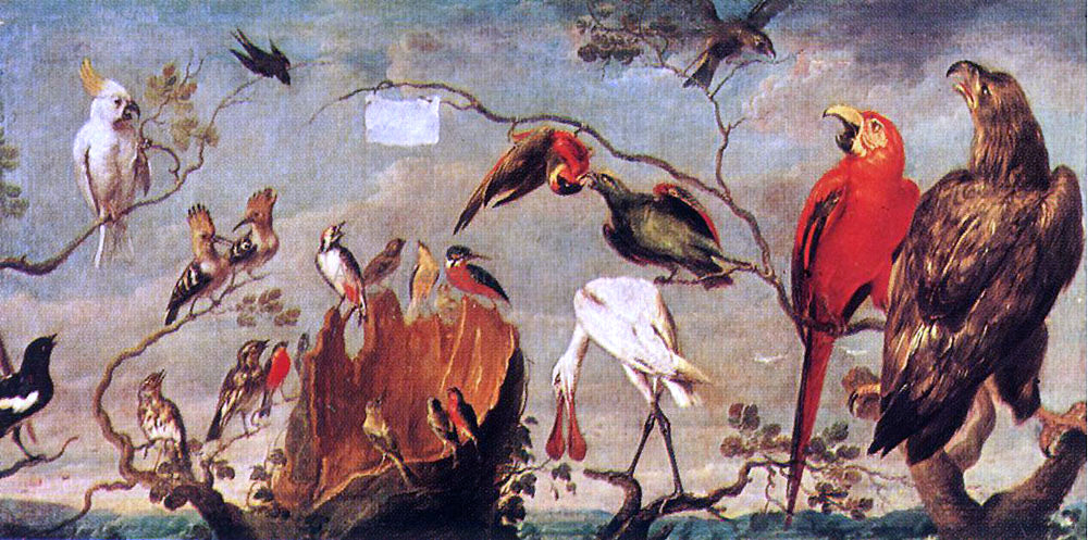  Frans Snyders Concert of Birds - Hand Painted Oil Painting