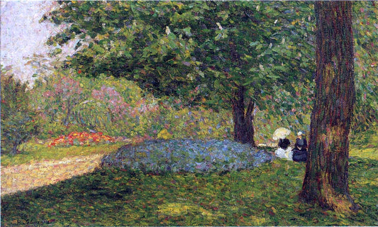  Henri Lebasque Conversation in the Park - Hand Painted Oil Painting