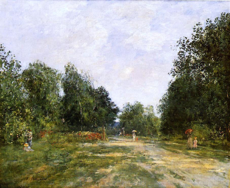  Eugene-Louis Boudin Cordier Park, Trouville - Hand Painted Oil Painting