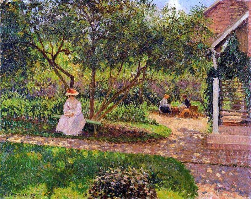  Camille Pissarro Corner of the Garden in Eragny - Hand Painted Oil Painting