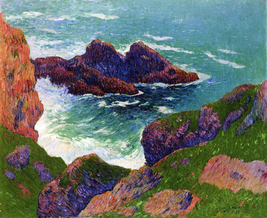  Henri Moret Cote du Large - Hand Painted Oil Painting