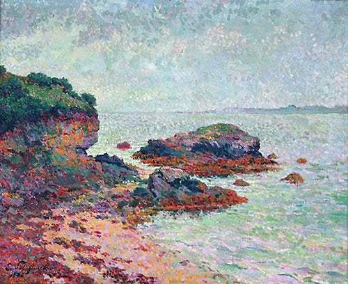  Claude-Emil Schuffenecker Cote Rocheuse en Bretagne - Hand Painted Oil Painting