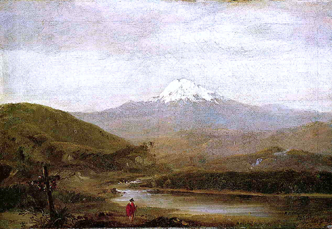  Frederic Edwin Church Cotopaxi - Hand Painted Oil Painting