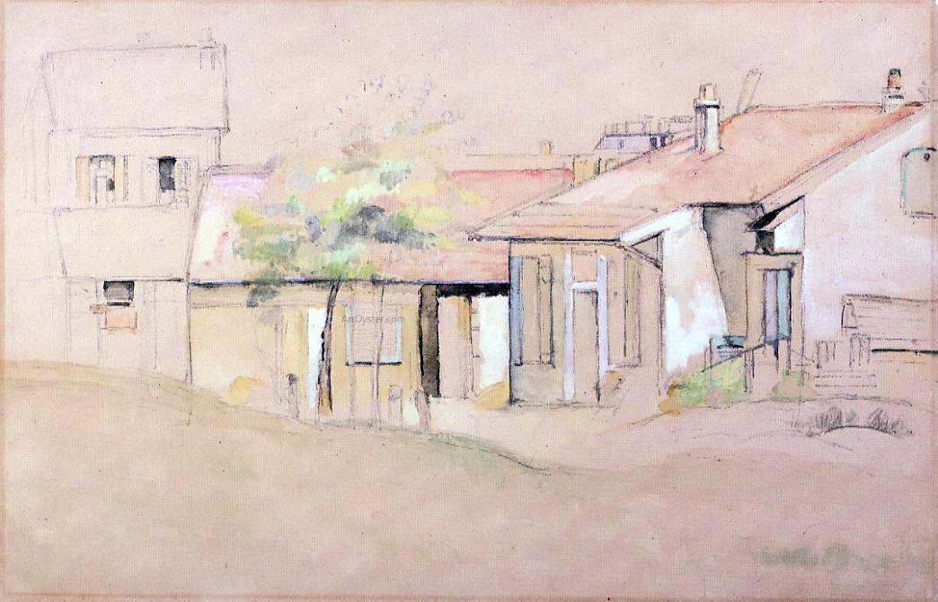  Paul Cezanne Cottages - Hand Painted Oil Painting