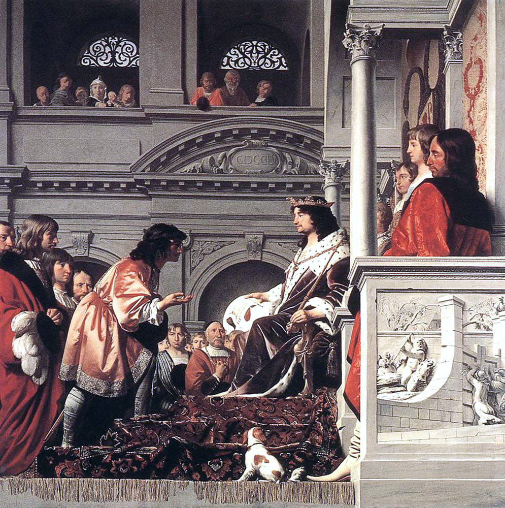  Caesar Van Everdingen Count Willem II of Holland Granting Privileges - Hand Painted Oil Painting