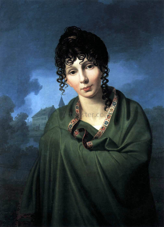  Friedrich Bury Countess Luise von Voss - Hand Painted Oil Painting