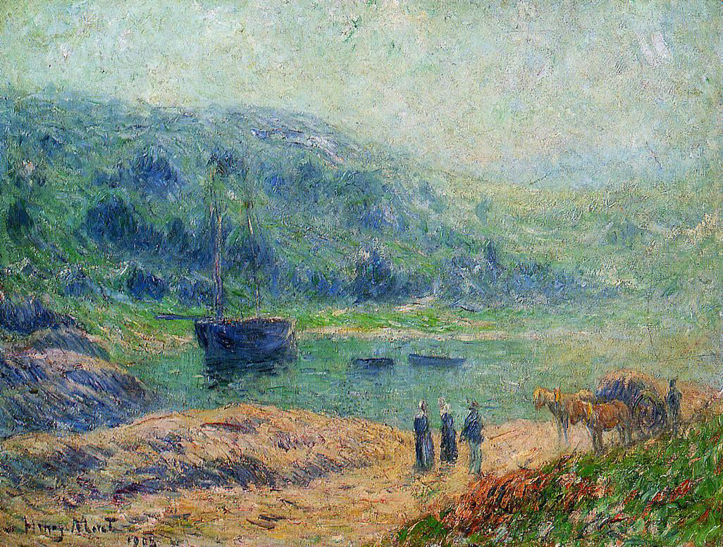  Henri Moret Creek in Brittany - Hand Painted Oil Painting