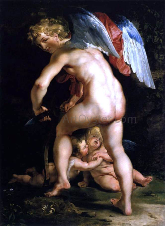  Peter Paul Rubens Cupid Making His Bow - Hand Painted Oil Painting