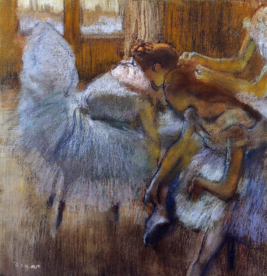  Edgar Degas Dancers Relaxing - Hand Painted Oil Painting