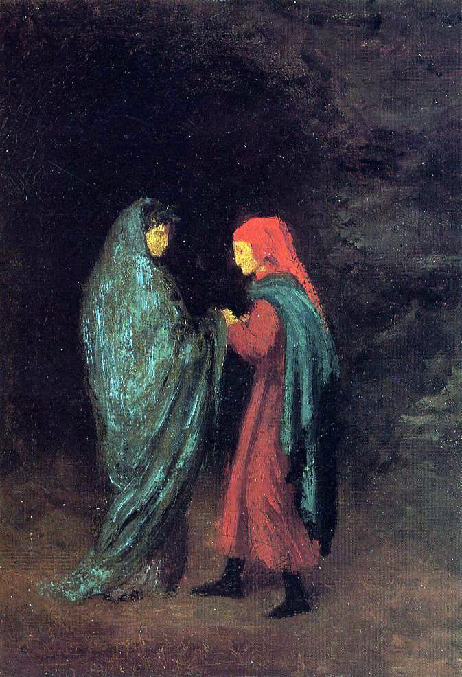  Edgar Degas Dante and Virgil at the Entrance to Hell - Hand Painted Oil Painting