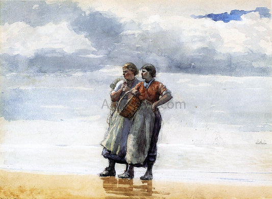  Winslow Homer Daughters of the Sea - Hand Painted Oil Painting