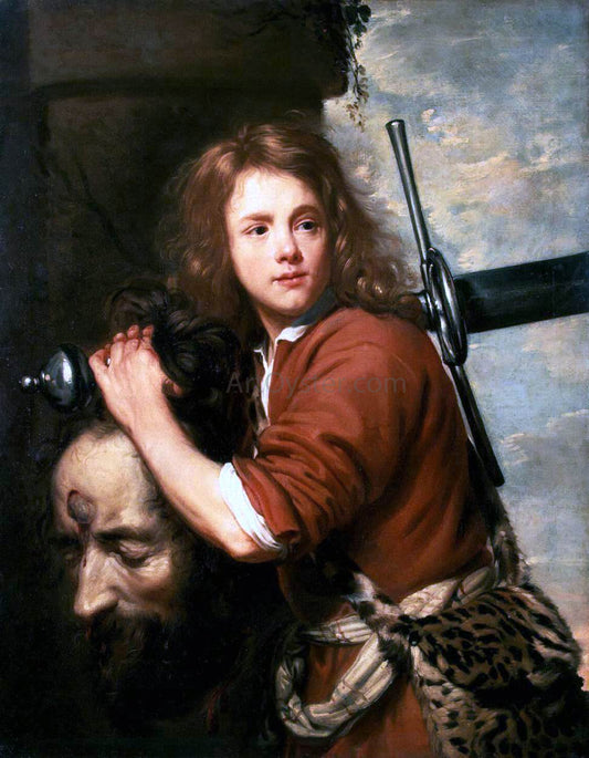  The Elder Jacob Van  Oost David Bearing the Head of Goliath - Hand Painted Oil Painting