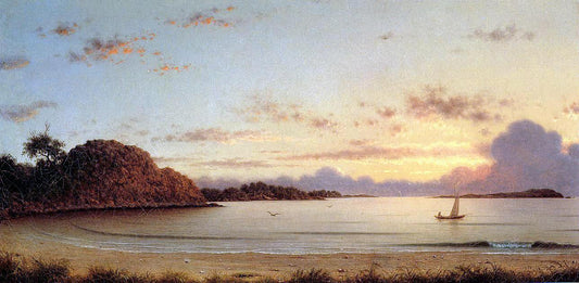  Martin Johnson Heade Dawn - Hand Painted Oil Painting
