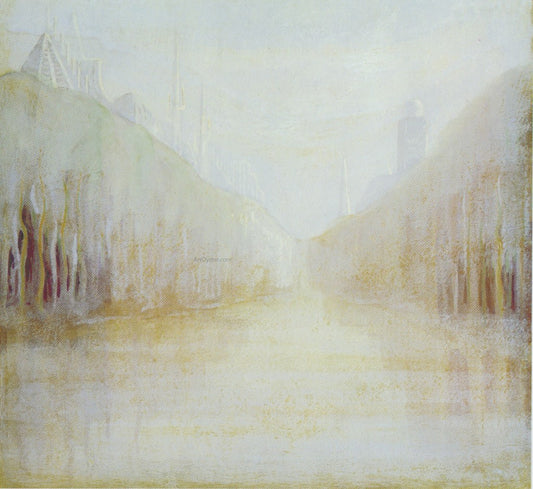  Mikalojus Ciurlionis Daybreak II - Hand Painted Oil Painting