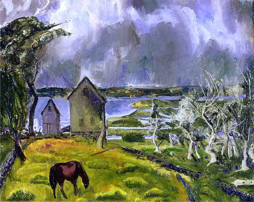  George Wesley Bellows Dead Orchard - Hand Painted Oil Painting