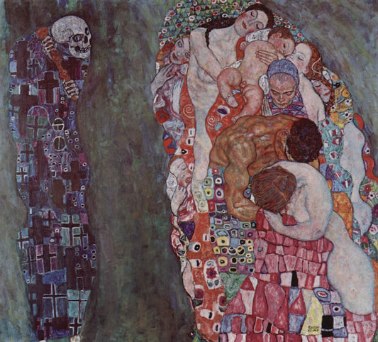  Gustav Klimt Death and Life - Hand Painted Oil Painting