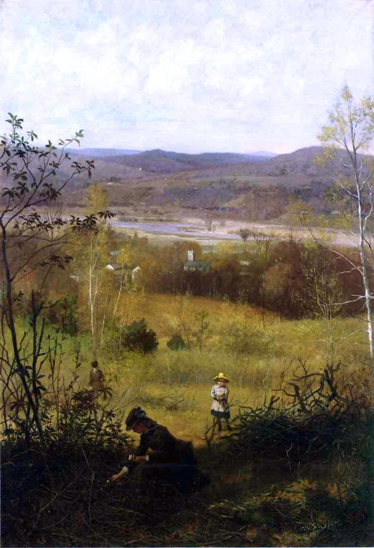  James Wells Champney Deerfield Valley - Hand Painted Oil Painting