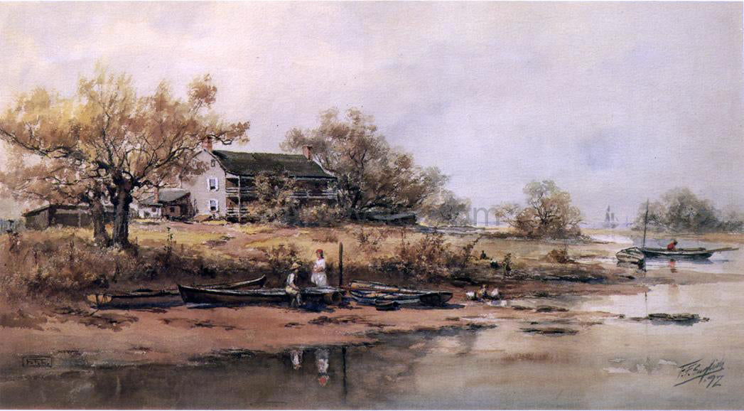  Frank F English Delaware Coast Scene - Hand Painted Oil Painting