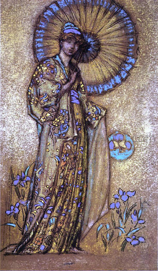  James McNeill Whistler Design for a Mosaic - Hand Painted Oil Painting