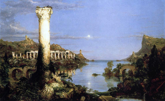  Thomas Cole Desolation - Hand Painted Oil Painting