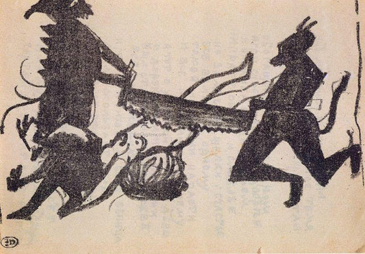  Kazimir Malevich Devils are Sawing Sinner - Hand Painted Oil Painting