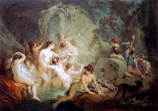  Martin Johann Schmidt Diana and Actaeon - Hand Painted Oil Painting