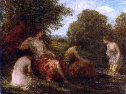  Henri Fantin-Latour Diana and Her Handmaidens - Hand Painted Oil Painting