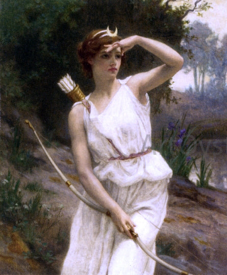  Guillaume Seignac Diana, the Huntress - Hand Painted Oil Painting