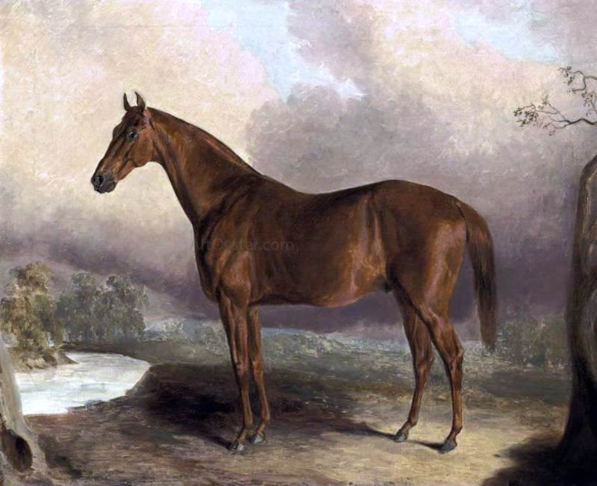  Edward Troye Dick Chinn, by Sumpter - Hand Painted Oil Painting