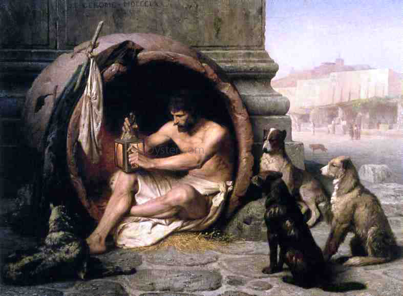  Jean-Leon Gerome Diogenes - Hand Painted Oil Painting