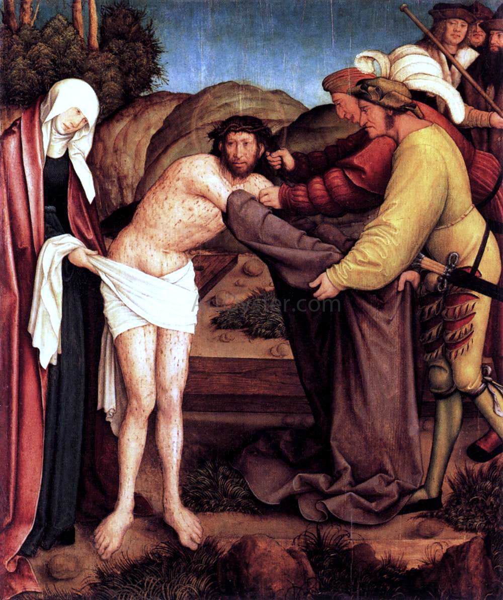  Bernhard Strigel Disrobing of Christ - Hand Painted Oil Painting